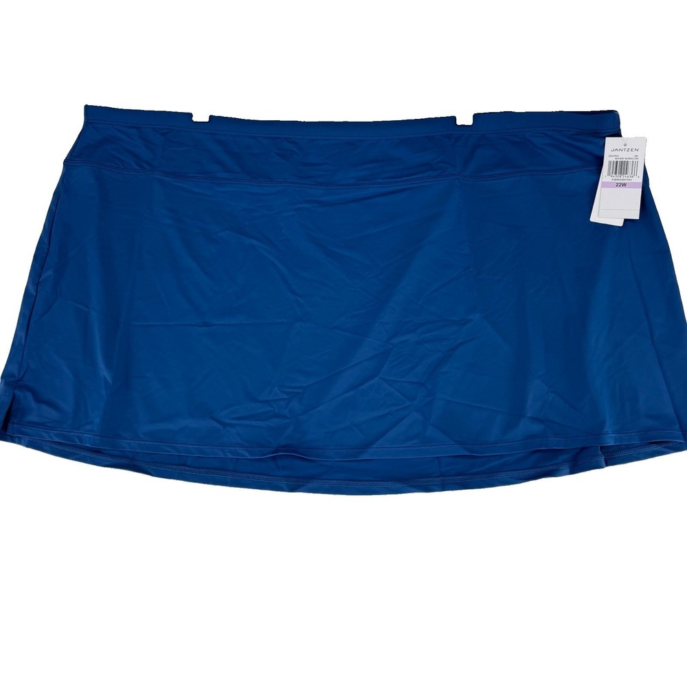 Jantzen Side Slit Swim Over Skirt Size 22W Moroccan Blue
